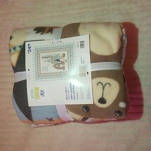 New baby bear kids blanket